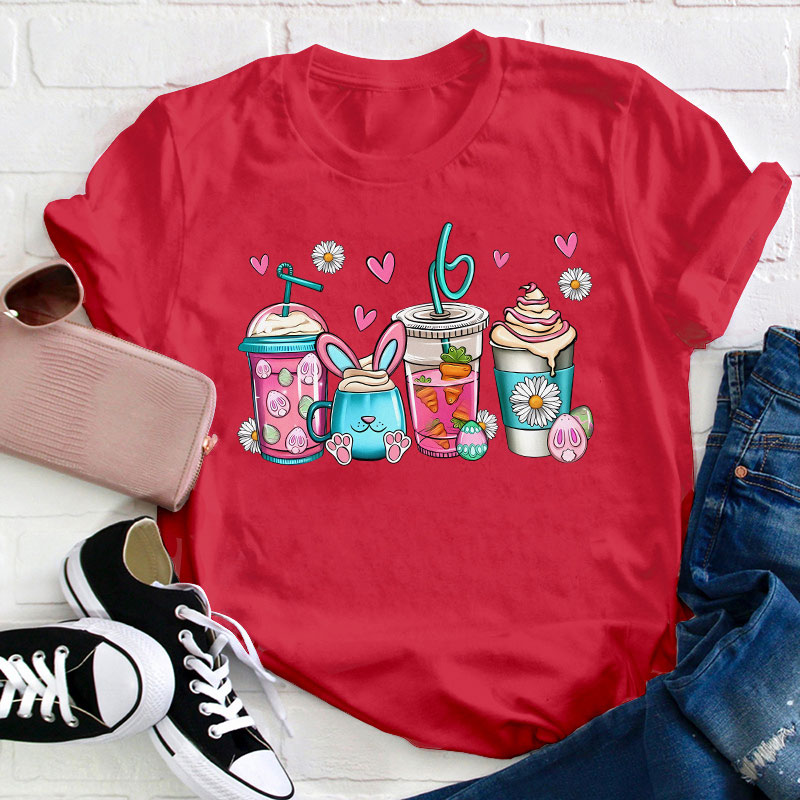 Easter Coffee Teacher T-Shirt