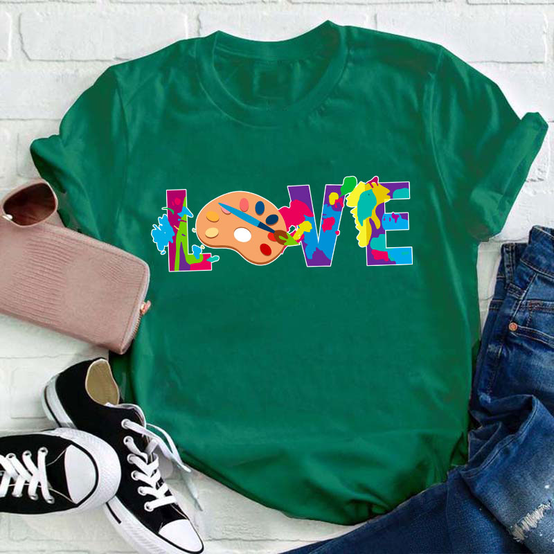 Love Art Teacher T-Shirt