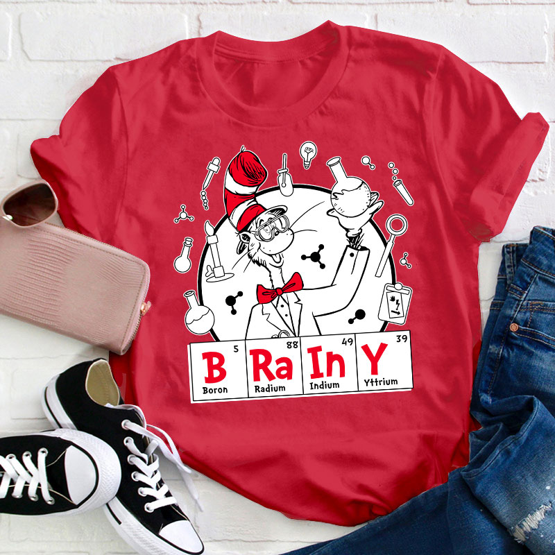 Brainy Chemistry Teacher T-Shirt