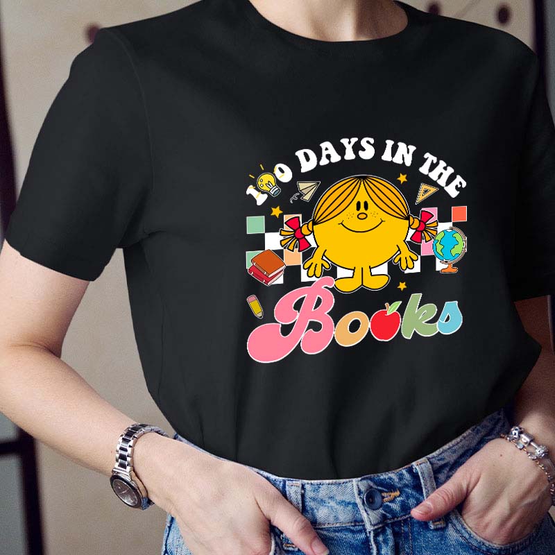 100 Days In The Books Teacher T-Shirt