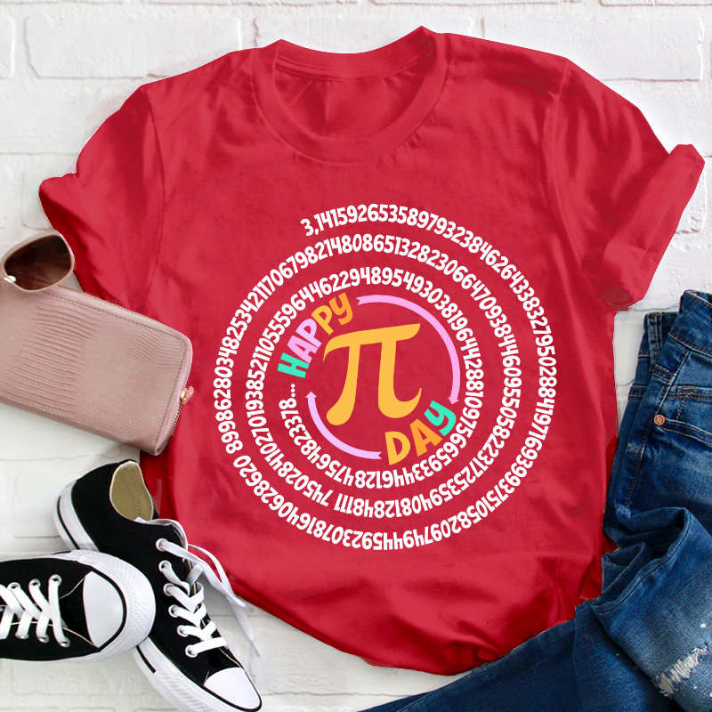 Happy Pi Day Teacher T-Shirt