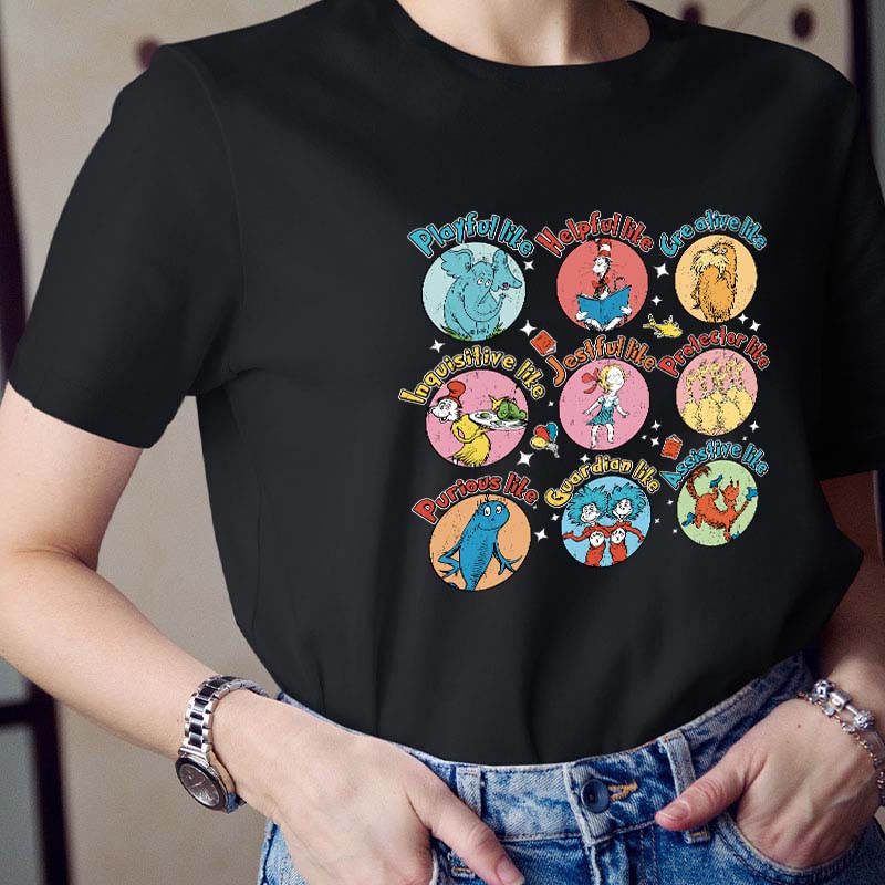 Playful Like Helpful Like Creative Like Teacher T-Shirt