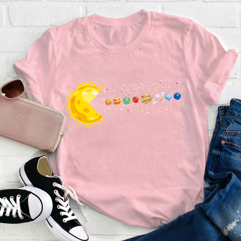 Planets Teacher T-Shirt