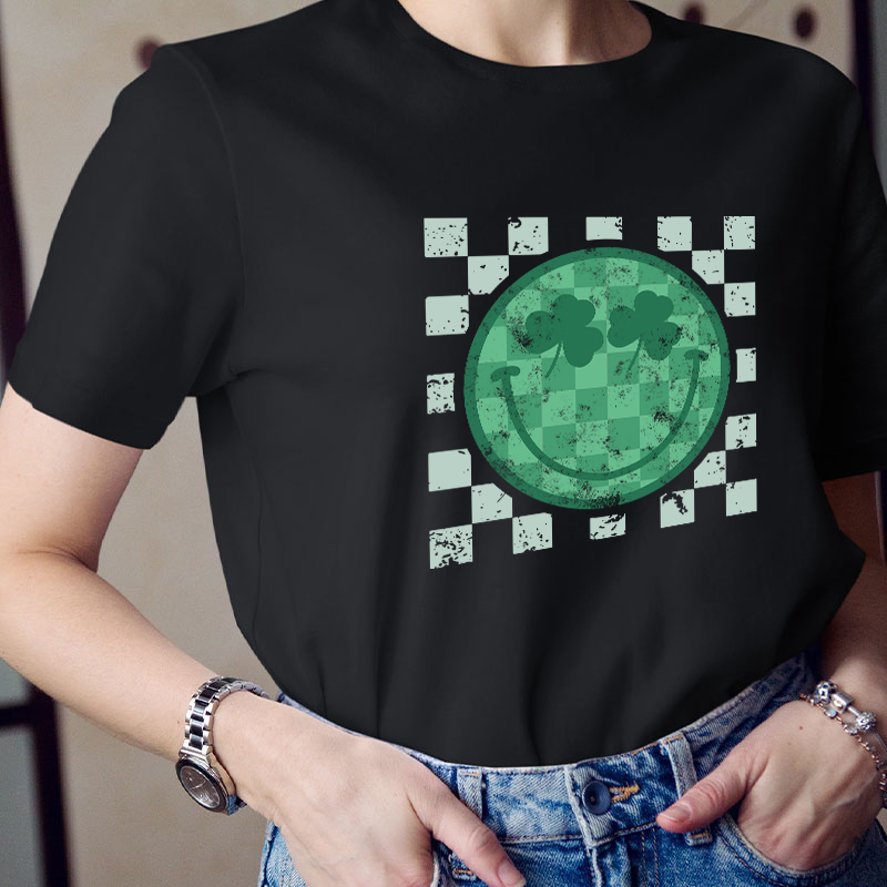 Smiley St Patricks Teacher T-Shirt
