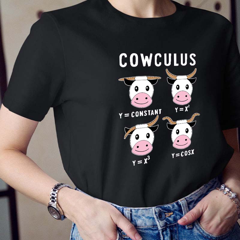 Cowculus Funny Math Teacher T-Shirt