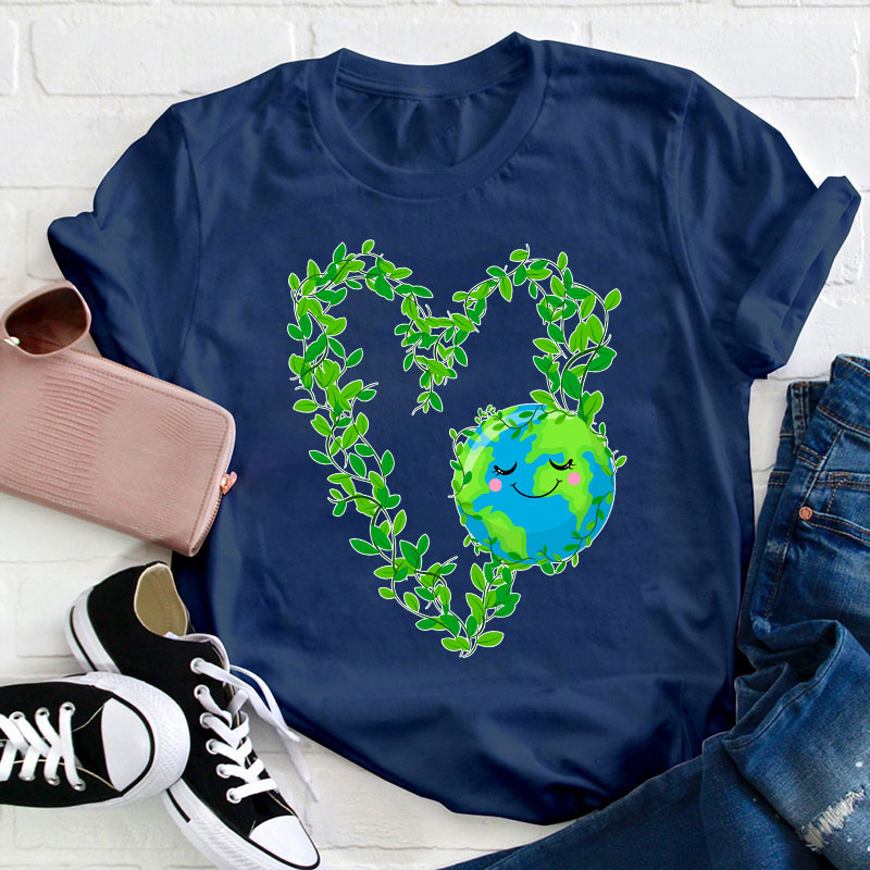 Earth Heart Teacher T-Shirt