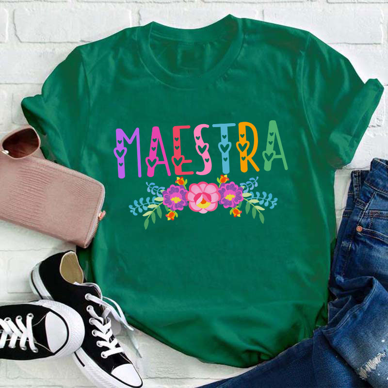 Maestra Spanish Teacher T-Shirt