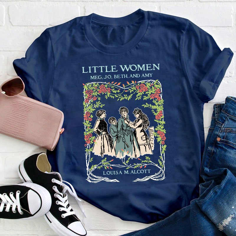 The Cover Of Little Women Teacher T-Shirt