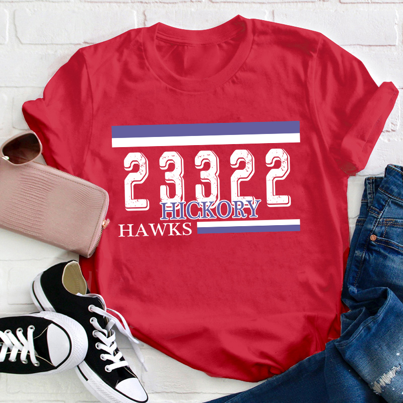Personalized Zip Code School Teacher T-Shirt
