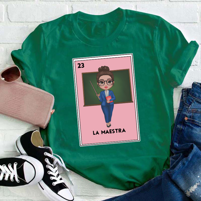 La Maestra Bilingual  Spanish Teacher T-Shirt