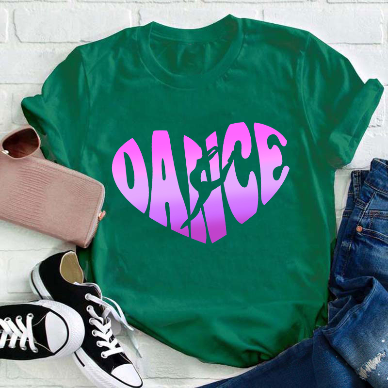 Purple Laser Dance Teacher T-Shirt
