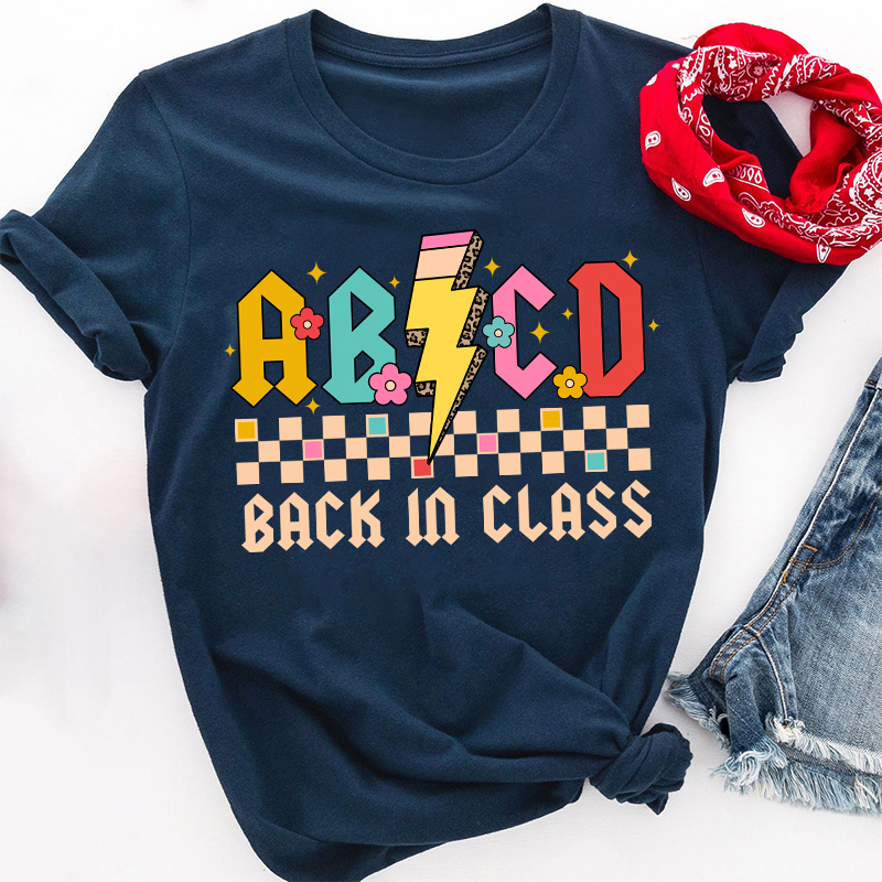 ABCD Back In Class Teacher T-Shirt