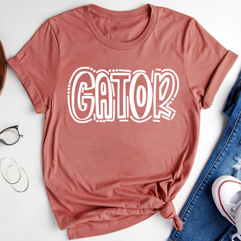 Personalized Mascot Cheer Up Team Teacher T-Shirt