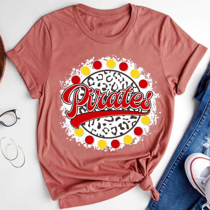 Personalized Mascot Retro Vintage Style Teacher T-Shirt