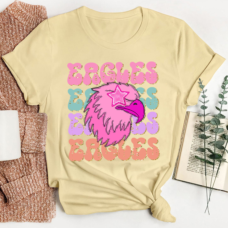 Personalized Preppy Star Eyes Favorite Team Teacher T-Shirt