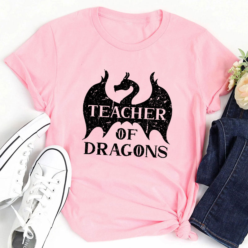Teacher Of Dragons Teacher T-Shirt