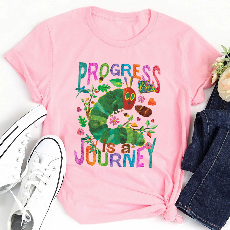 Progress Is A Journey Teacher T-Shirt