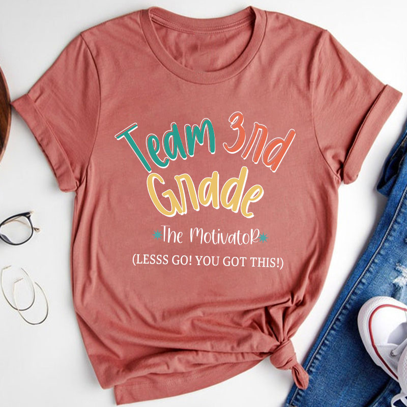 Personalized Grade Funny Note Teacher T-Shirt
