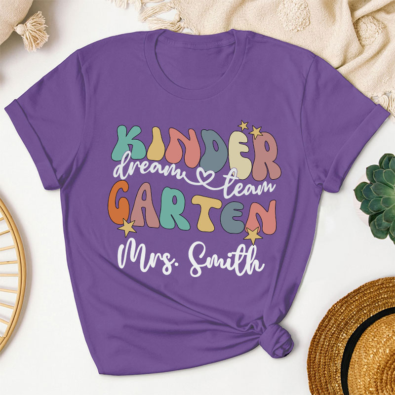 Personalized This Is What Dream Team Looks Like Teacher T-Shirt
