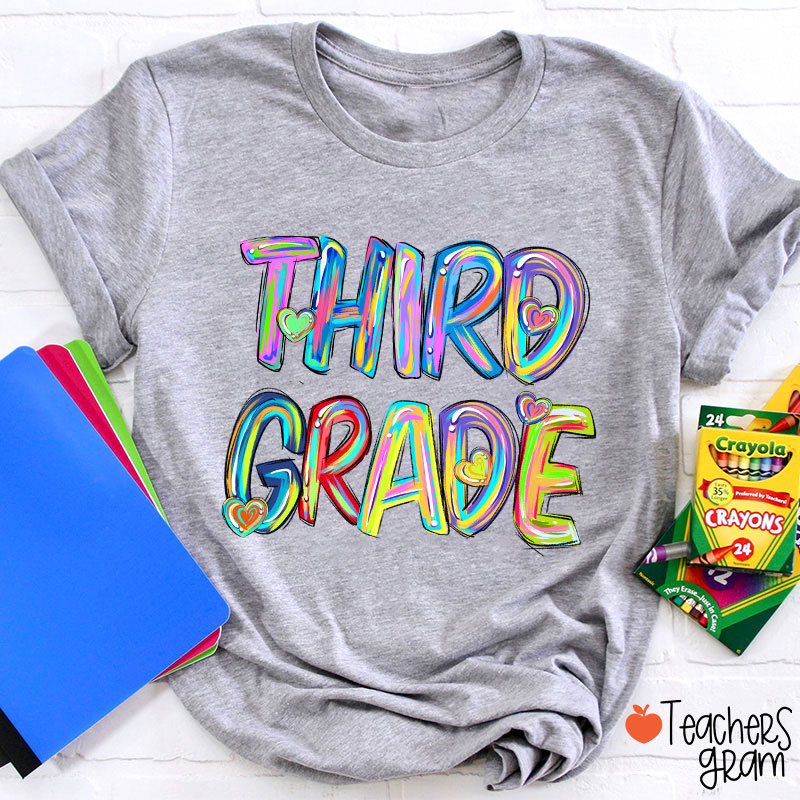 Personalized Class Heart Teacher T-Shirt