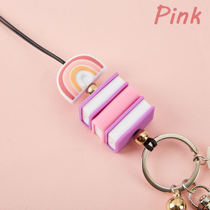 Rainbow Books Coffee Cup Tassel  Lanyard Sale-Teachersgram