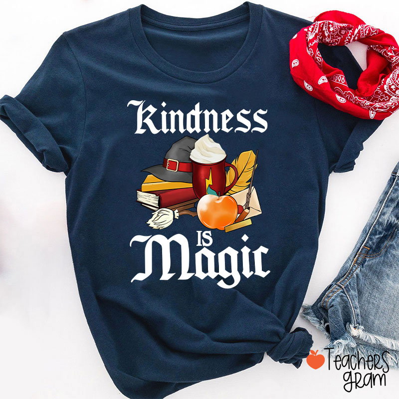 Kindness Is Magic Peach T-Shirt