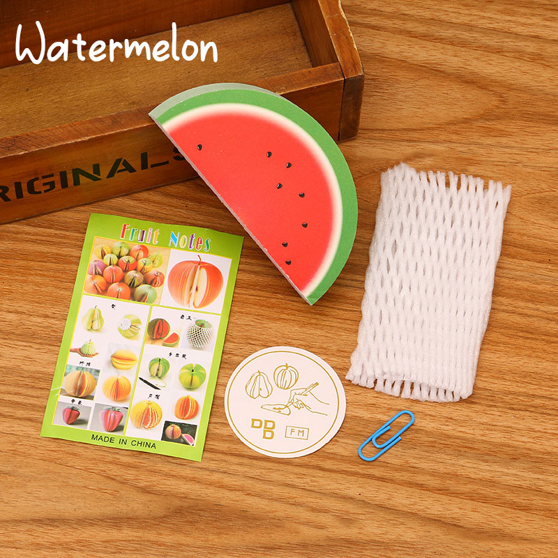 Interesting Fruit 3D Note