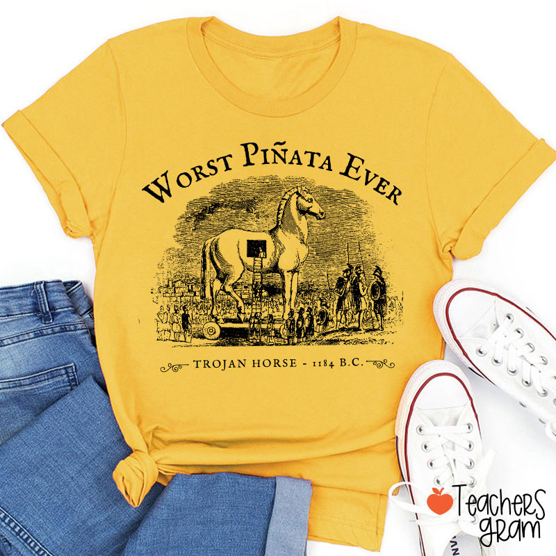 Worst Piñata Ever Teacher T-Shirt