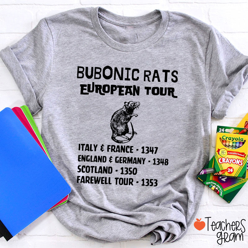 Bubonic Rats History Teacher T-Shirt