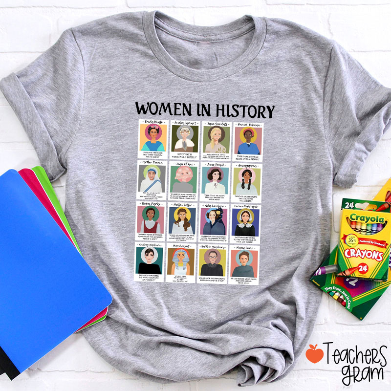 Women In History Teacher T-Shirt