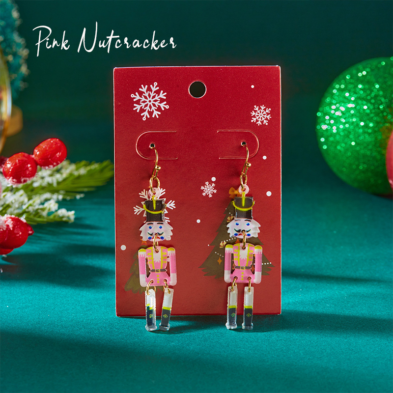 Christmas Party Teacher Acrylic Earrings