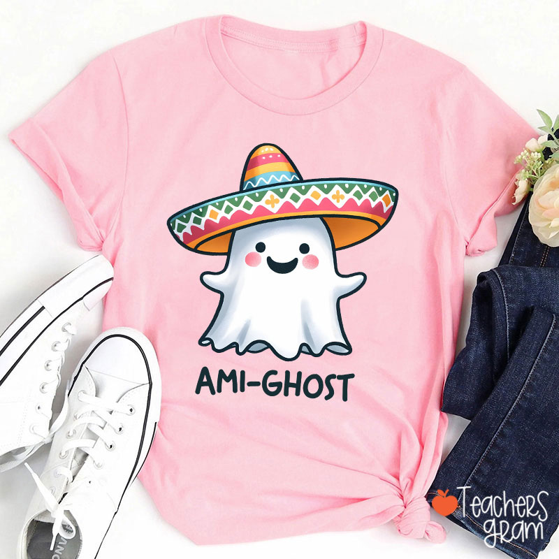 Ami Ghost Halloween Spanish Teacher T-Shirt