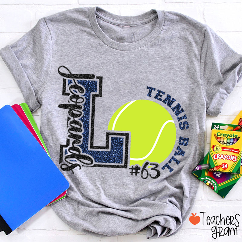 Personalized Text And Sport Game Day Teacher T-Shirt