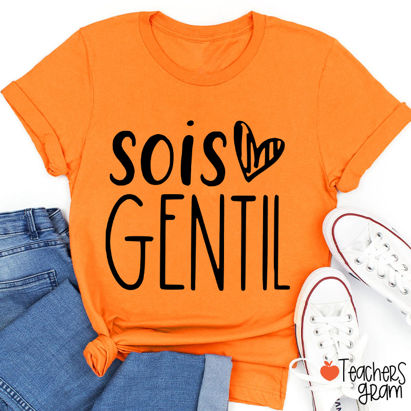 Sois Gentil French Teacher T-Shirt