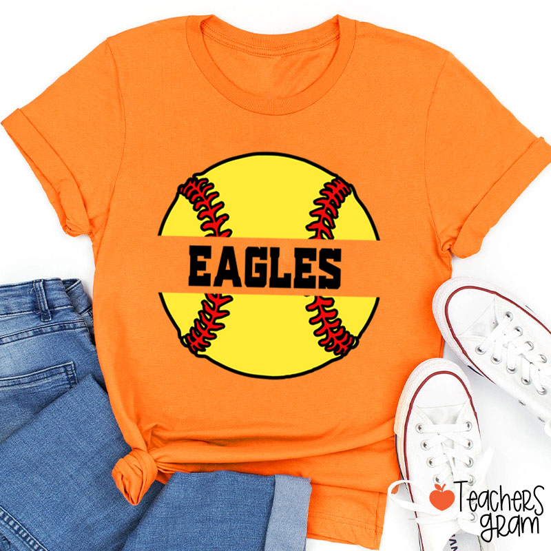 Personalized Sport And Text Game Day Teacher T-Shirt