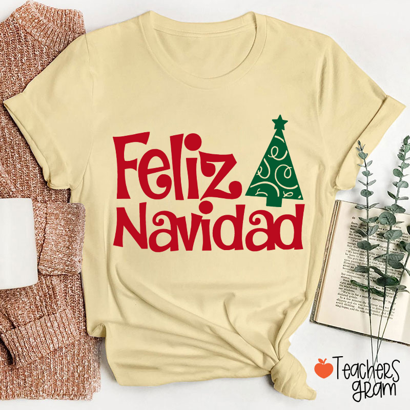 Feliz Navidad Spanish Teacher T-Shirt