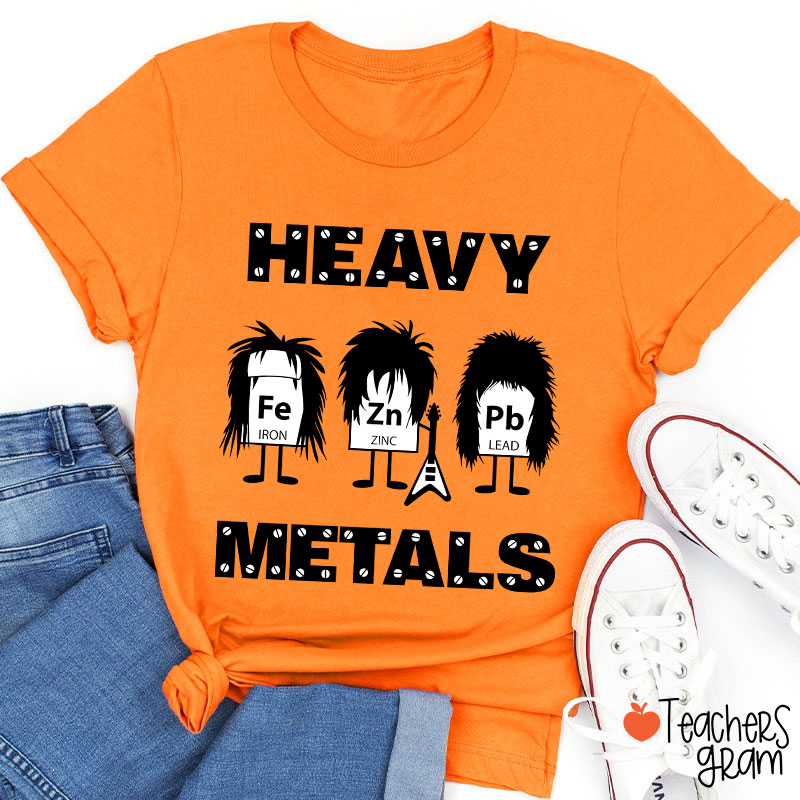 Funny Science Heavy Metals Teacher T-Shirt