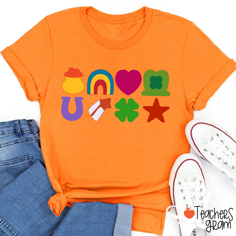 Lucky St Patricks Day Teacher T-Shirt