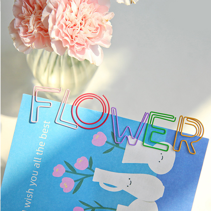 26pcs Anti-Document Alphabetical Paper Clips