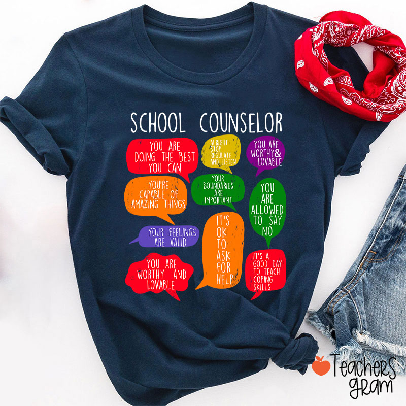 School Counselor Teacher T-Shirt