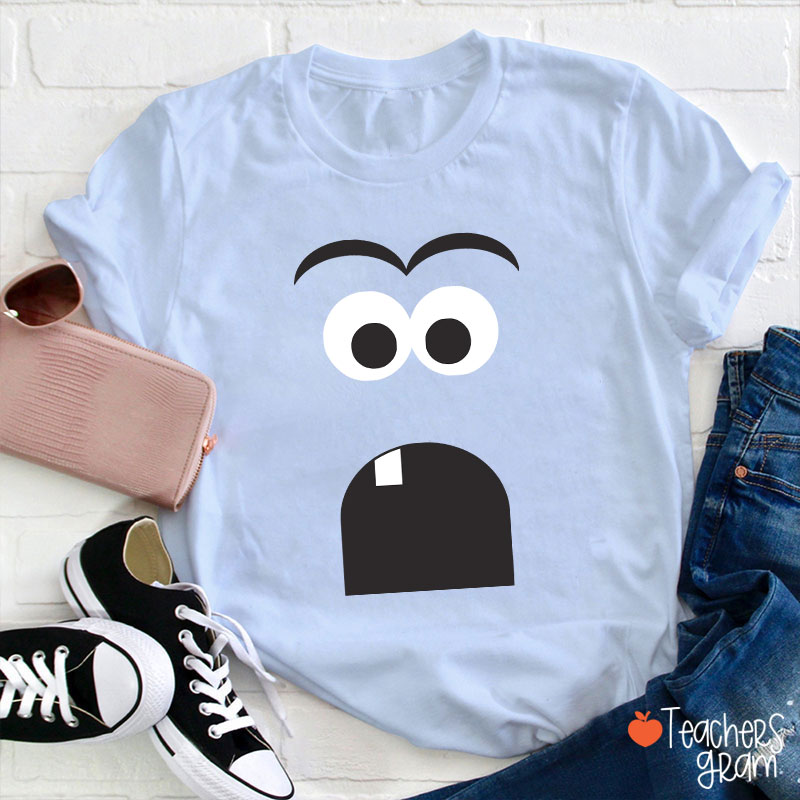 Personalized Book Character Halloween Teacher T-Shirt