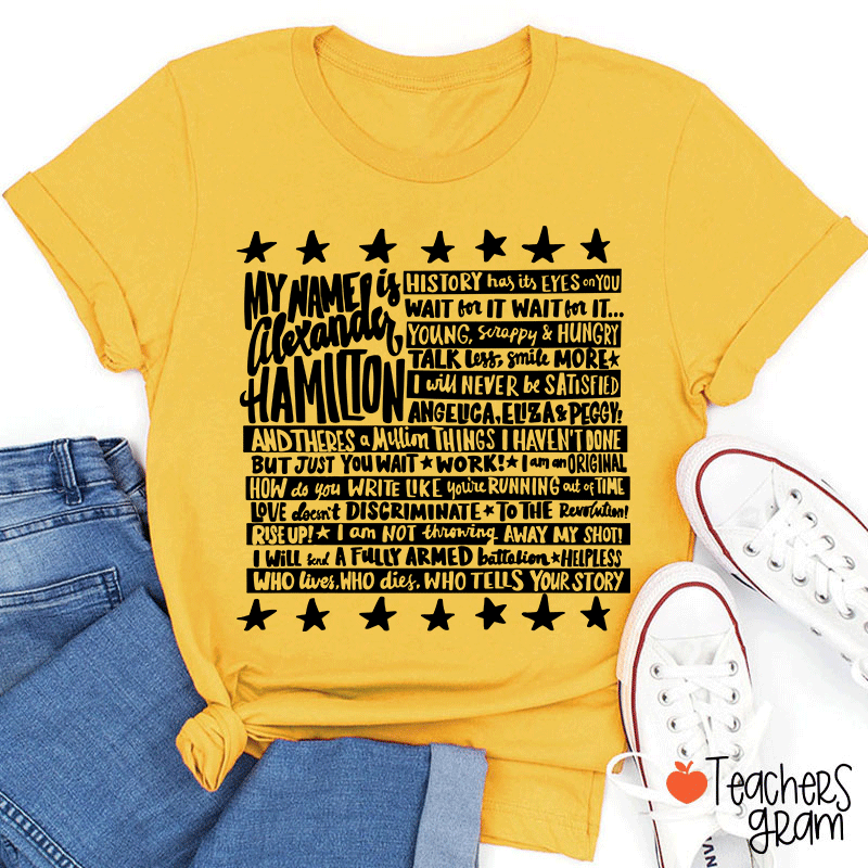 My Name Is Famous Theater Teacher T-Shirt