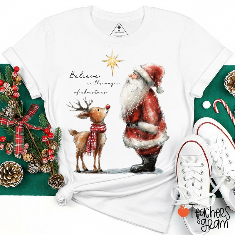 Believe In The Magic Teacher T-Shirt