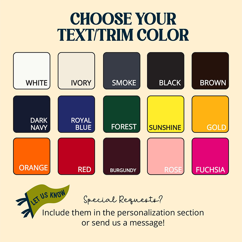 Personalized School Spirit Felt Pennant