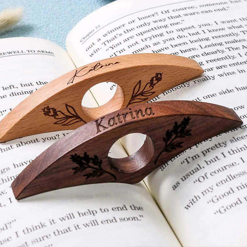 Personalized Thumb Book Page Holder