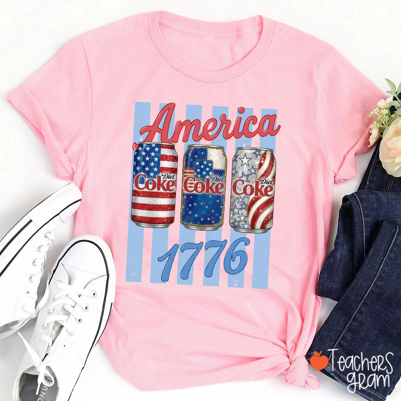 America 1776 Coke Teacher T-Shirt
