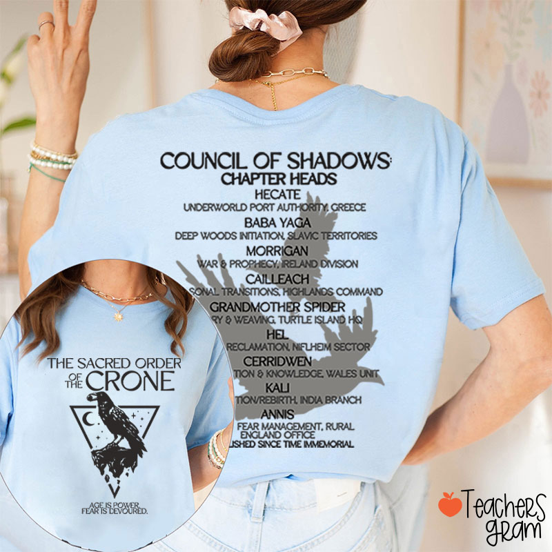 The Sacred Order Of The Crone Teacher Two Sided T-Shirt