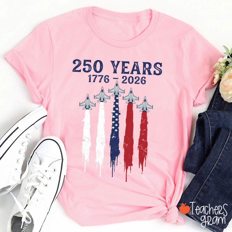 Patriotic Jet Fighter Teacher T-Shirt