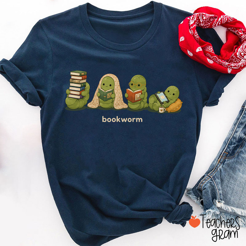 Bookworm Teacher T-Shirt