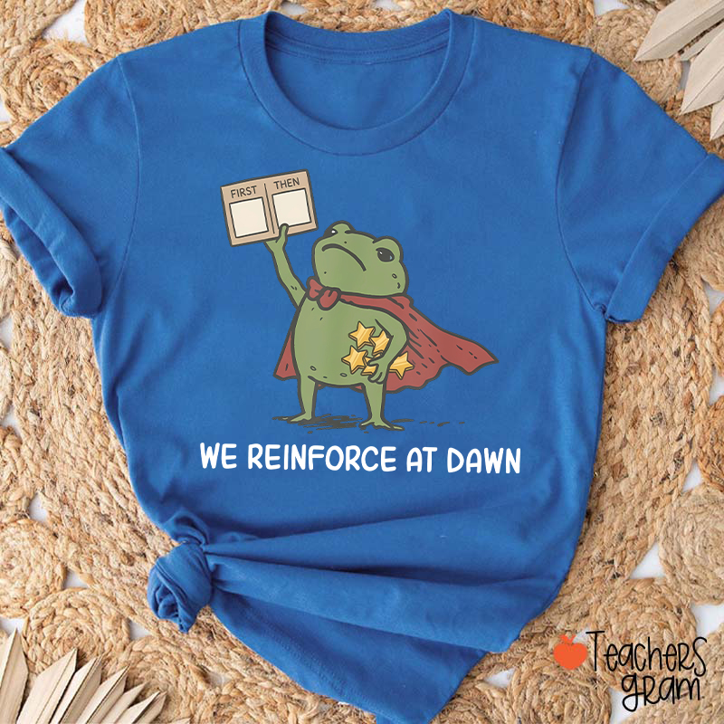 We Reinforce At Dawn Teacher T-Shirt